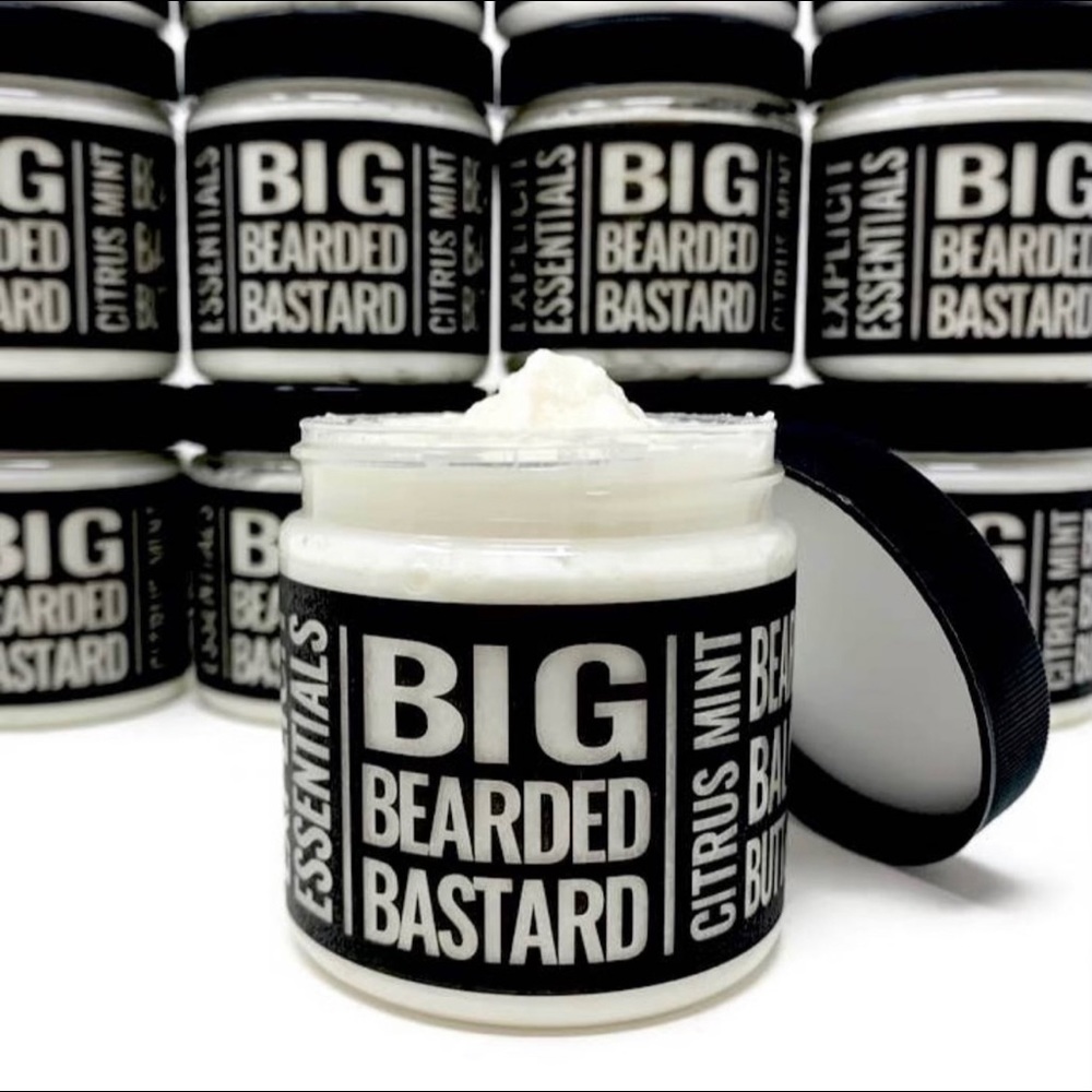 Beard balm butter Citrus mint scent